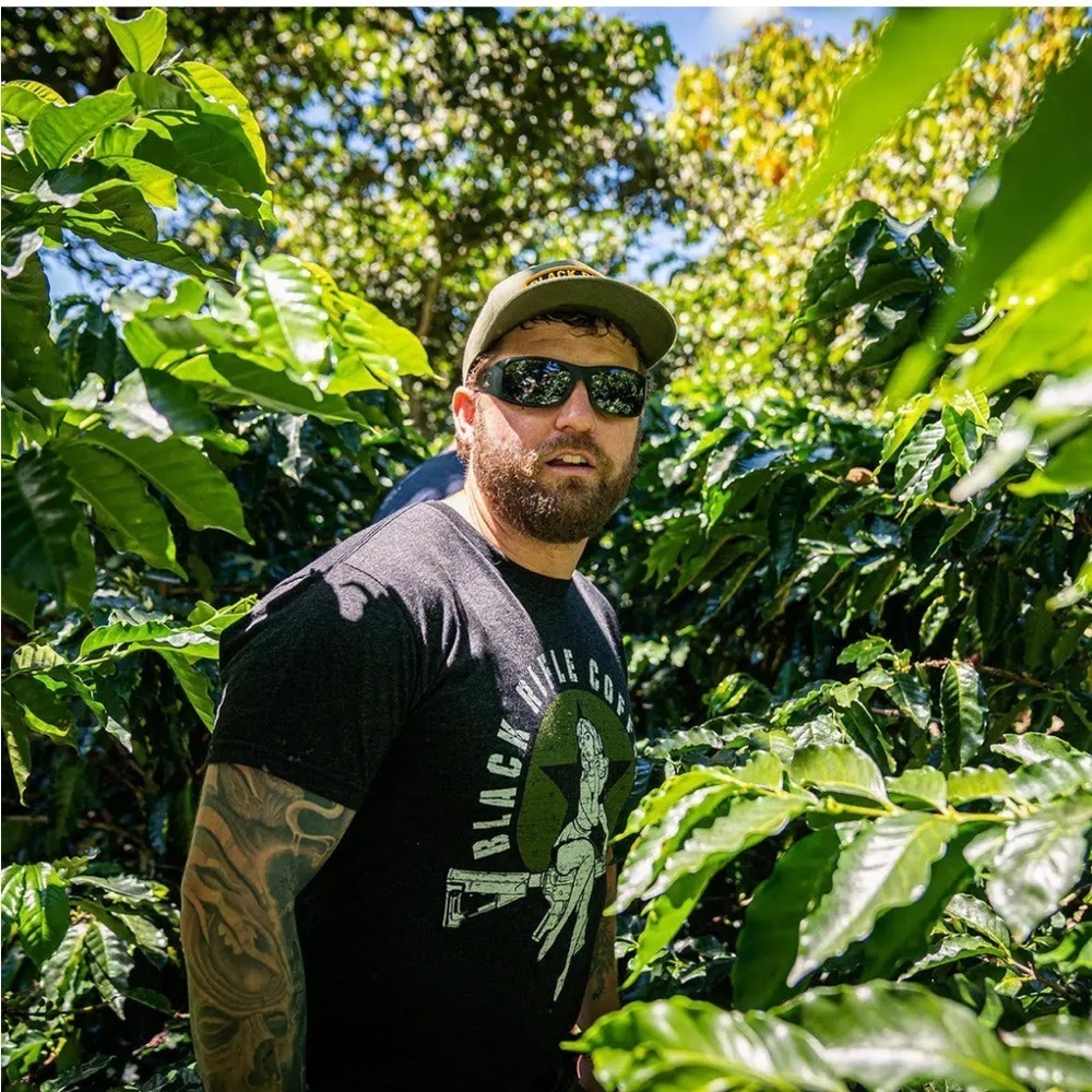 NIP Black Rifle Coffee Company Men's Company Coffee Bomber T-Shirt